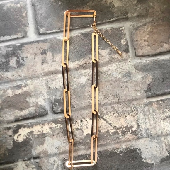 🍋2/$30 New Gold Link Necklace - Picture 3 of 5